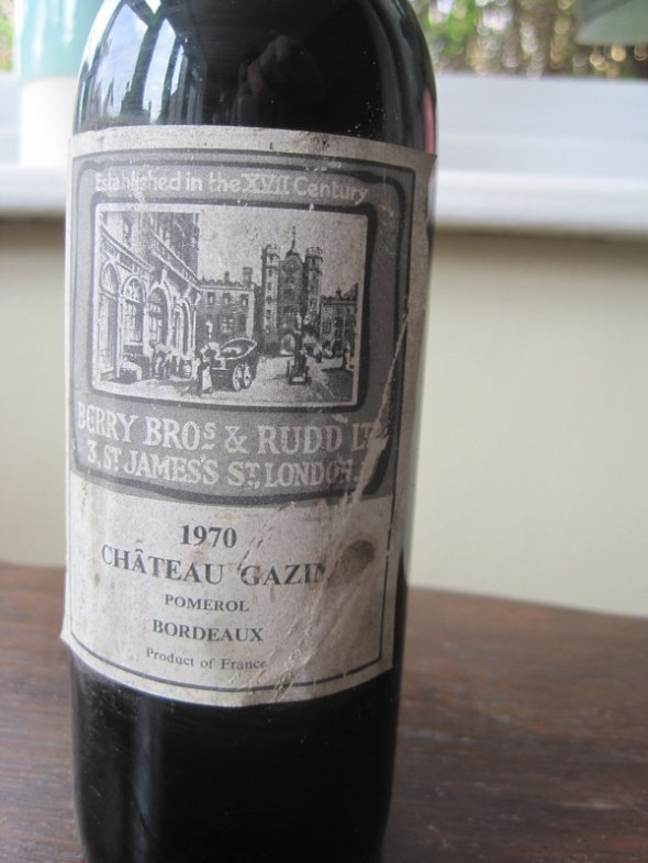 Chateau Gazin 1970 Pomerol