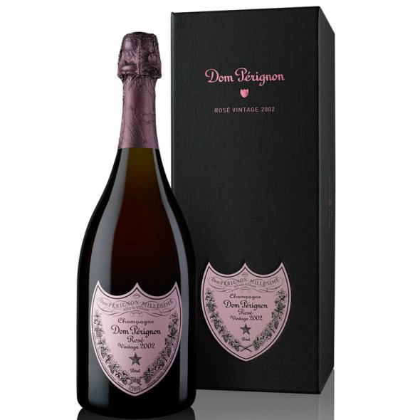 Dom Perignon Rose Champagne Vintage 2002 75cl in gift box