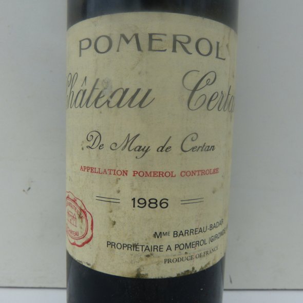 1986 Château CERTAN de MAY / Pomerol
