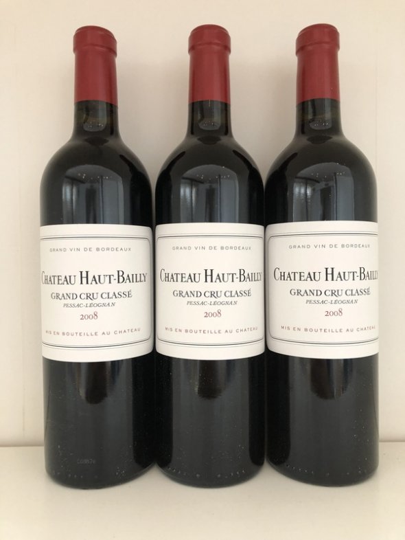 [May Lot 24] Chateau Haut Bailly 2008 [3 bottle]