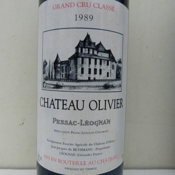 1989 Château OLIVIER / Grand Cru Classé Pessac-Léognan