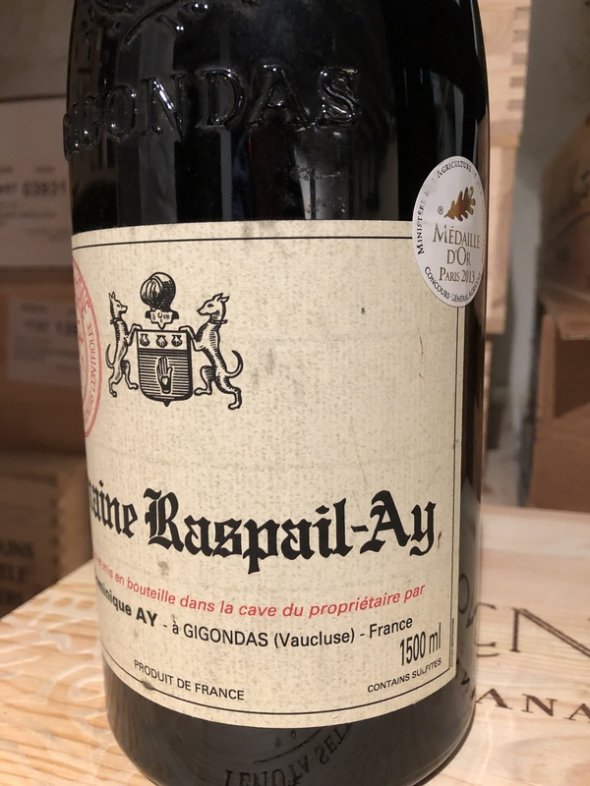 Domaine Raspail-Ay Gigondas 2011 Magnum 91AG 90RP
