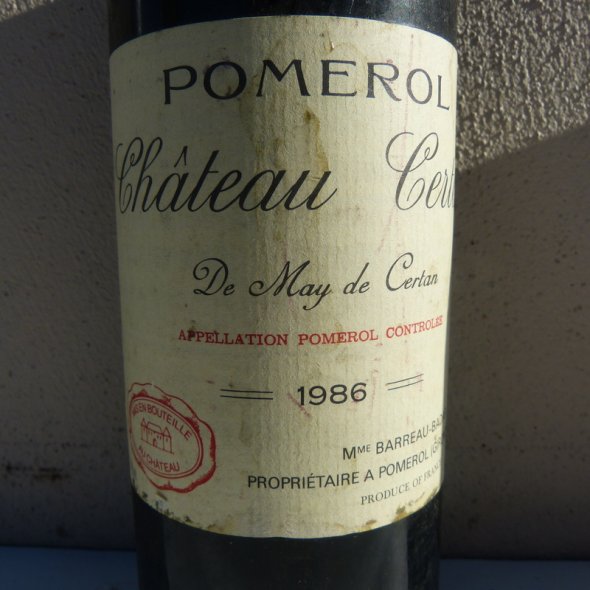 1986 Château CERTAN de MAY / Pomerol