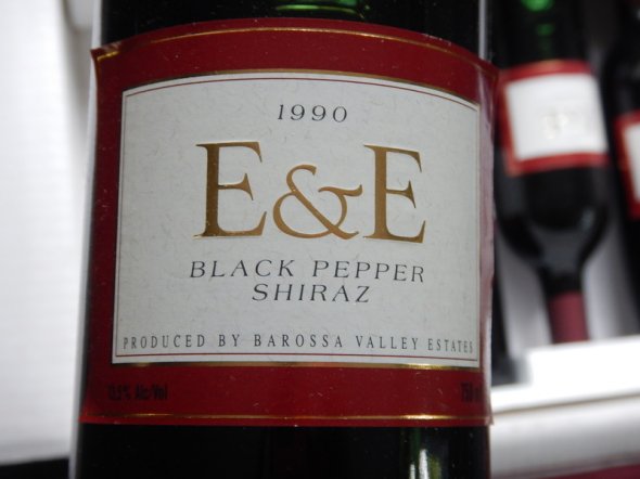 1990 E&E Black Pepper Shiraz,  Barossa Valley Estate, Australia 