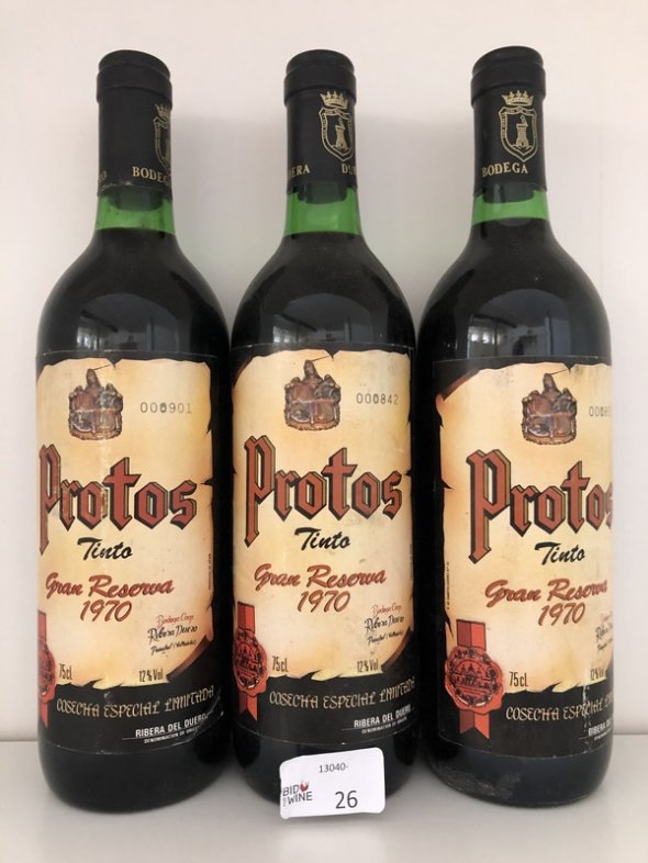 [June Lot 2] Protos Gran Reserva 1970 [3 bottles]