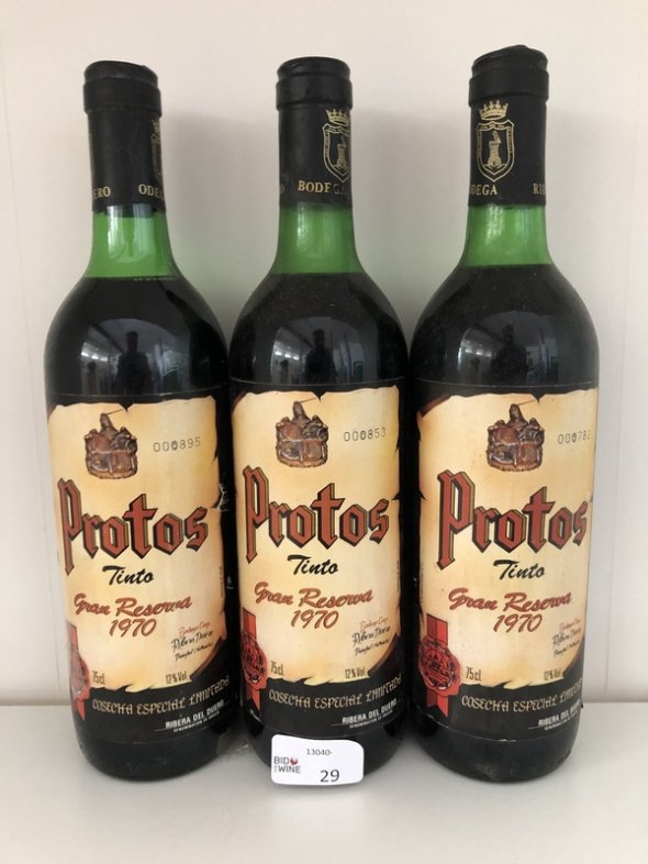 [June Lot 5] Protos Gran Reserva 1970 [3 bottles]