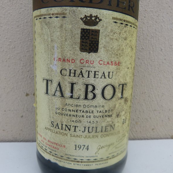 1974 Château TALBOT / 4th Growth / No Reserve