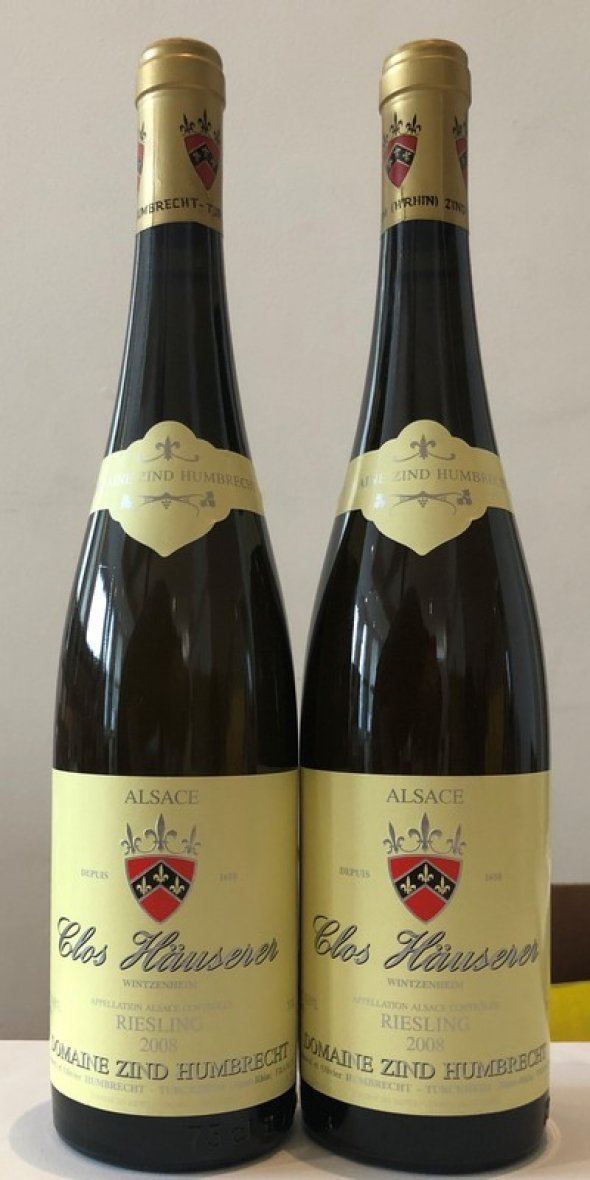 [June Lot 103] Zind-Humbrecht Riesling Clos Hauserer 2008 [2 bottles]