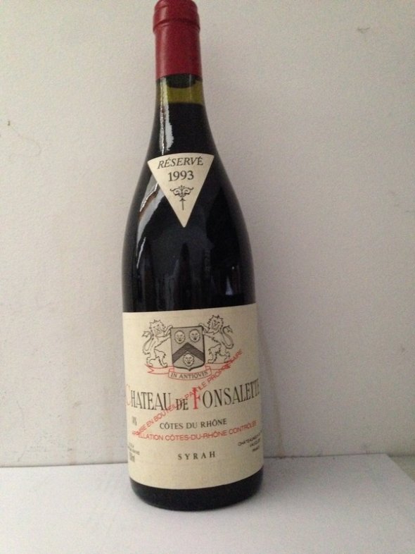1993 CHATEAU DE FONSALETTE "RESERVE"  Emmanuel Reynaud from Ch&acirc;teau Rayas