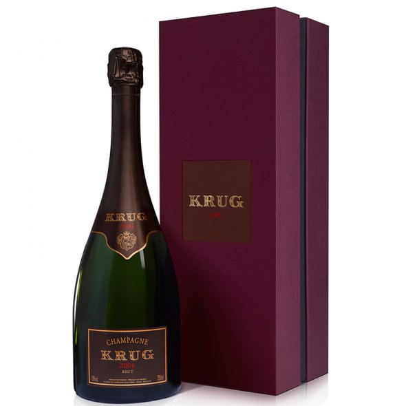 Krug Vintage 2003 champagne with gift box and letter of authenticity 