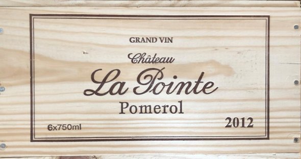 [June Lot 110] Chateau La Pointe 2012 [12 bottles in 2x6OWC]