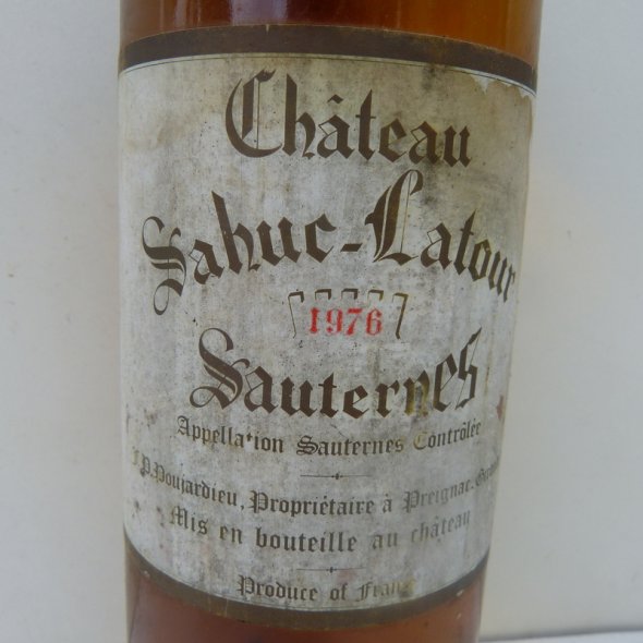 1976 Château SAHUC-LATOUR / Sauternes