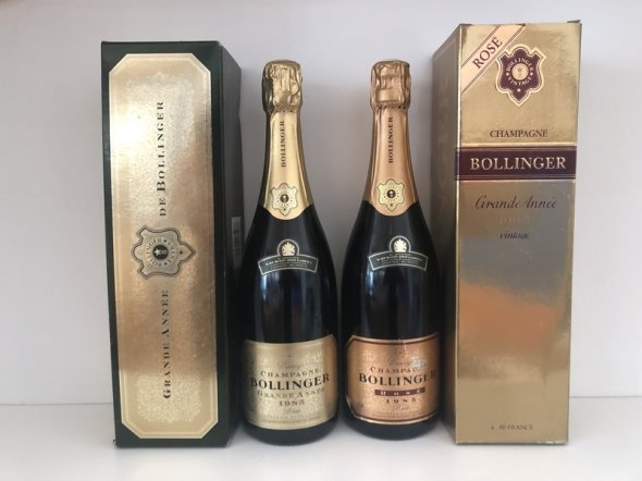 [July Lot 2] Bollinger Grande Annee 1985 [1 bottle] Bollinger Rose Brut 1985 [1 bottle]