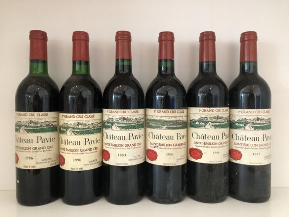 [July Lot 34] Chateau Pavie Vertical Tasting [6 bottles]