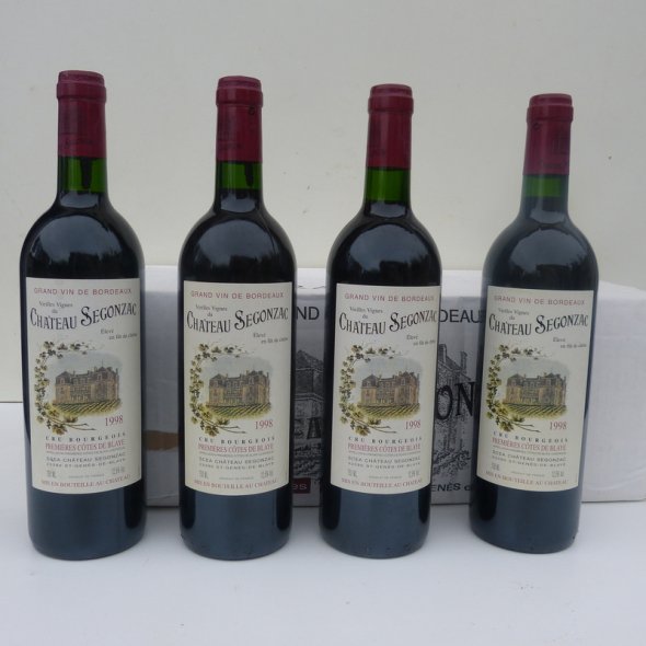 1998 Château SEGONZAC / Côtes de Blaye / Vieilles Vignes