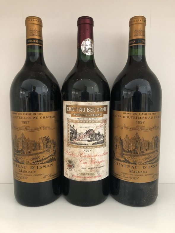 [July Lot 63] 1997 Bordeaux Magnums [3 magnums]