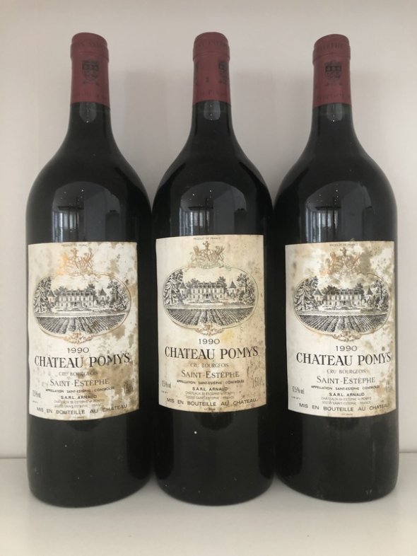 [Lot Lot 72] Chateau Pomys 1990 [3 magnums]