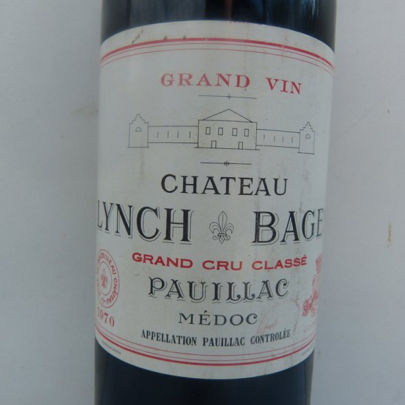 1970 Château LYNCH BAGES - Pauillac 5th Growth. NO RESERVE