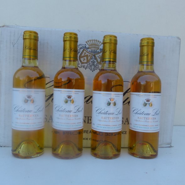 2001 Château LIOT / Sauternes /  4 Half Bottles.