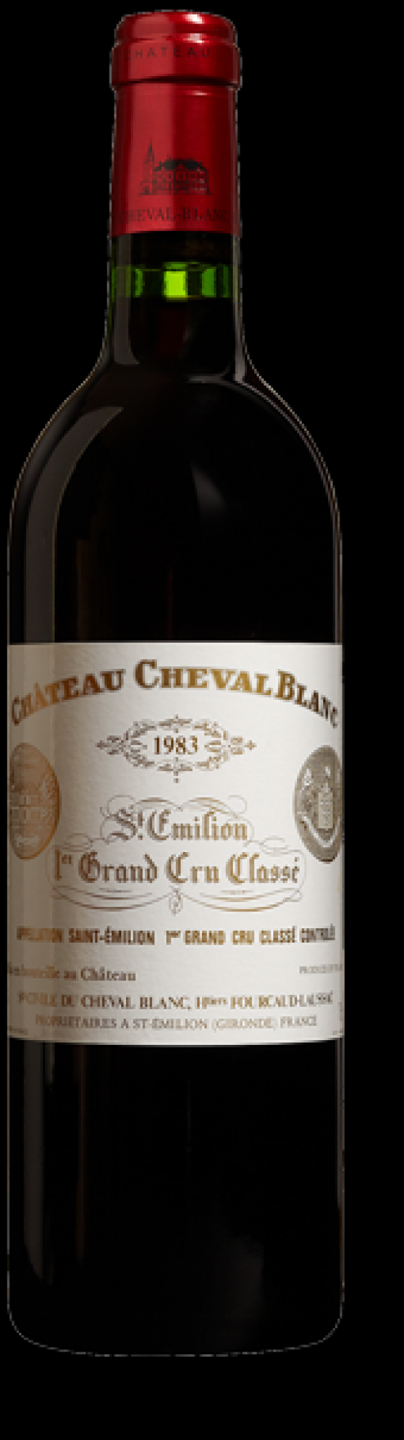 Lot of 2 bottles Château Cheval Blanc 1928 & 1983