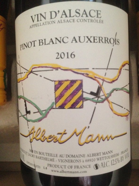 2016 Pinot Auxerrois, Albert Mann, Alsace 
