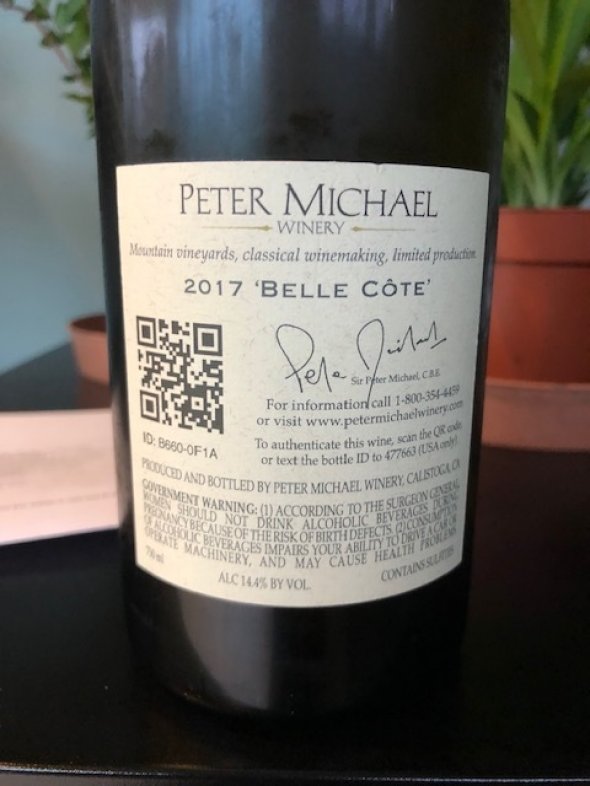 Peter Michael 'Belle Cote