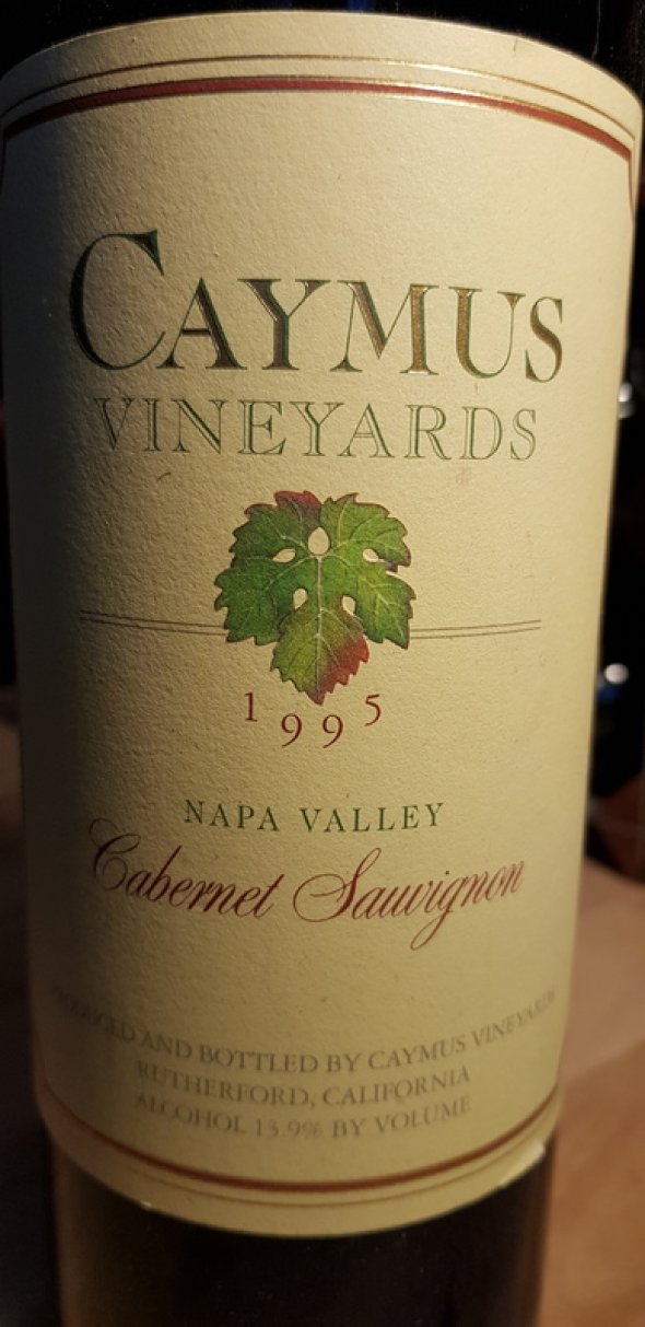 1995 Caymus Vineyards Cabernet Sauvignon - Napa valley USA