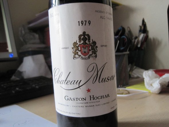Chateau Musar 1979 (CT92)