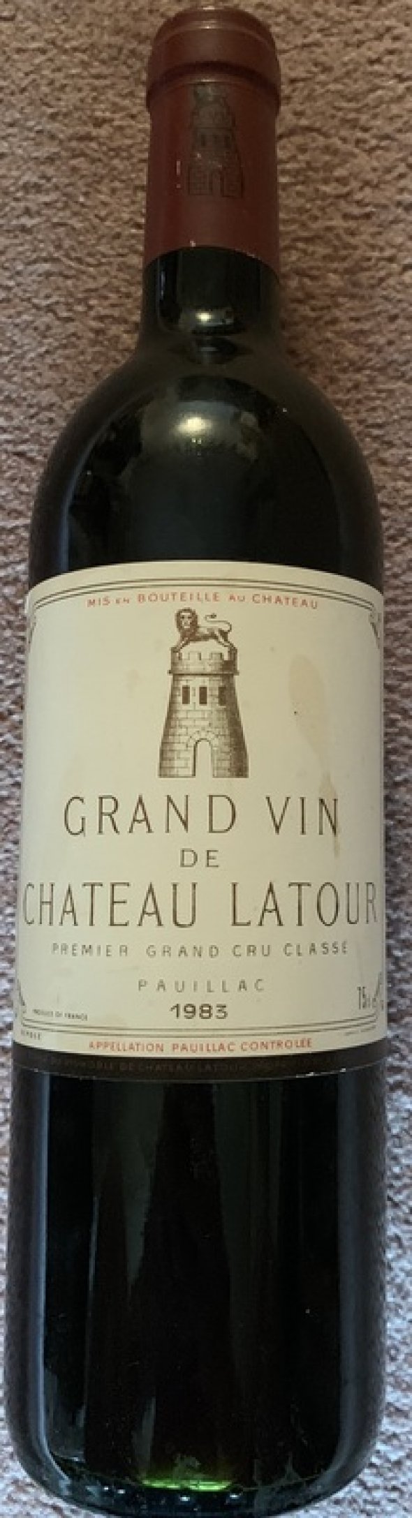 1983 Chateau Latour 1er Cru Pauillac