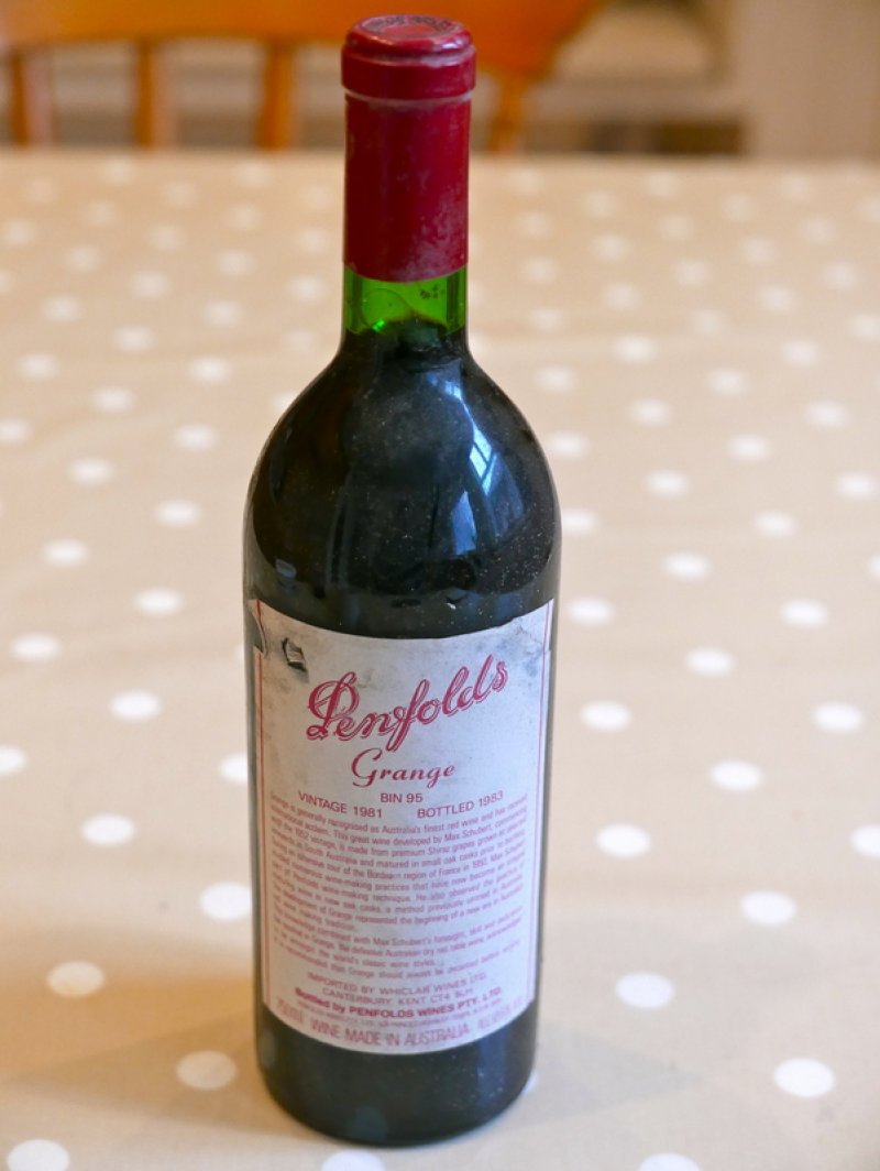 Penfold Grange Hermitage, Bin 95, 1981, bottled 1983, Parker 94-97