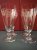 4 Baccarat Handmade Champagne flutes - Handmade in France