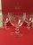 5 Baccarat crystal white wine glasses - Handmade in France