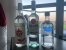 assortment of 5 bottles Rum, Vodka, Ouzo