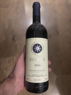 Sassicaia, Tenuta San Guido, Bolgheri 97+ points WA