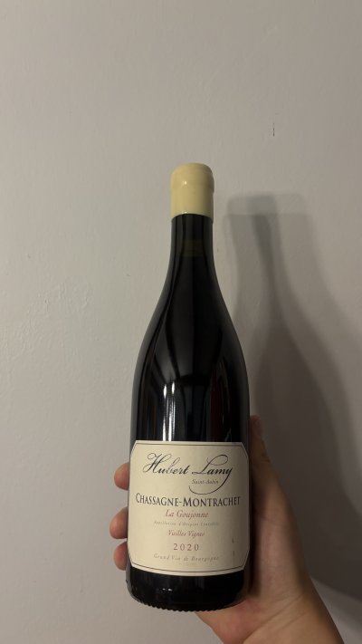 Hubert Lamy, Chassagne-Montrachet, Goujonne Vieilles Vignes Rouge