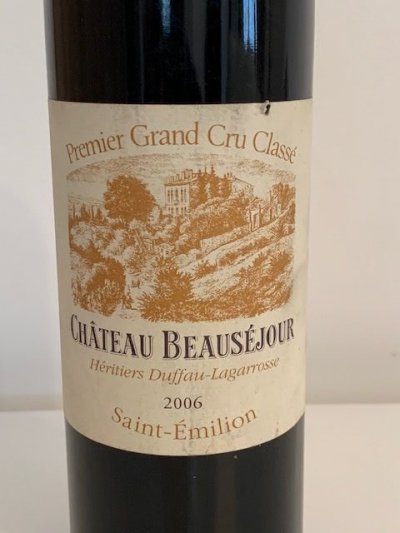 Chateau Beausejour Duffau-Lagarrosse PREMIER Grand Cru Classe B, Saint-Emilion PREMIER Grand Cru