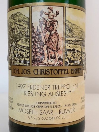 Joh. Jos. Christoffel Erben, Erdener Treppchen Riesling Auslese 2*, Mosel