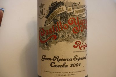 Marques de Murrieta, Castillo Ygay Gran Reserva Especial, Rioja