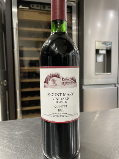 Mount Mary Vineyard, Lilydale Cabernets Quintet, Yarra Valley 97points RP