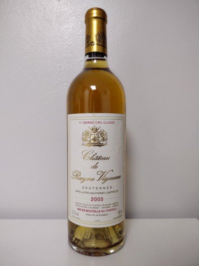 Chateau de Rayne Vigneau Premier Cru Classe, Sauternes