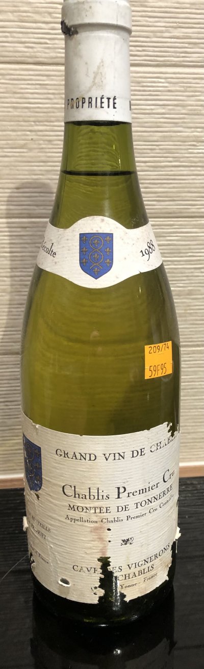 de Montille, Chablis Premier Cru, Montee de Tonnerre