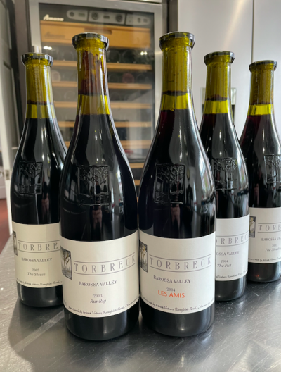TOP TORBRECK WINE FLIGHT INCLUDING RUNRIG & LES AMIS