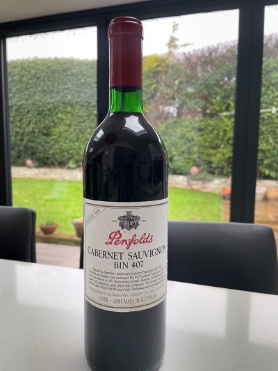 Penfolds, Bin 407 Cabernet Sauvignon, South Australia