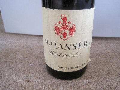Weingut Fromm Malanser Blauburgunder (Pinot Noir)