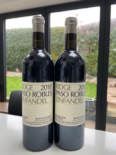 Ridge, Dusi Ranch Zinfandel, Paso Robles