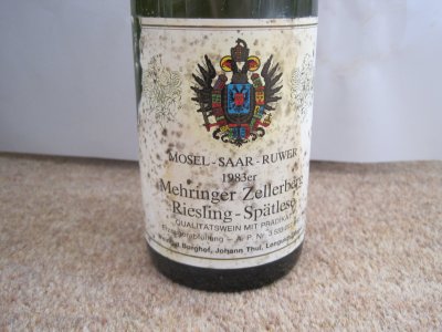 Weingut Burghof, Mehringer Zellerberg Riesling Spatlese