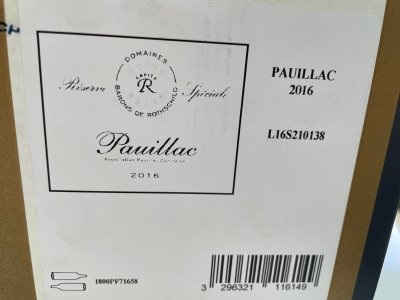 Reserve Speciale, Domaines Barons de Rothschild, Pauillac
