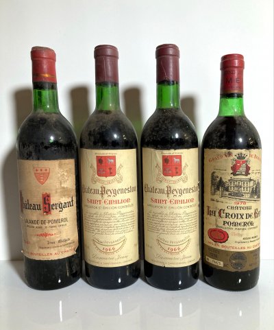 Mixed Lot of Right Bank wines from 1961/1966/1978