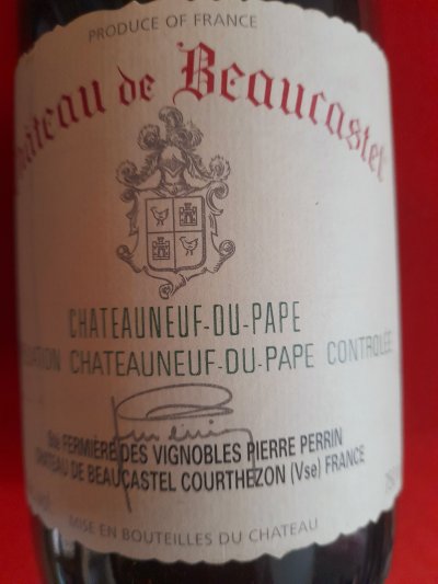 Chateau de Beaucastel Blanc, Chateauneuf-du-Pape
