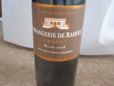 Chateau Rahoul, L'Orangerie de Rahoul